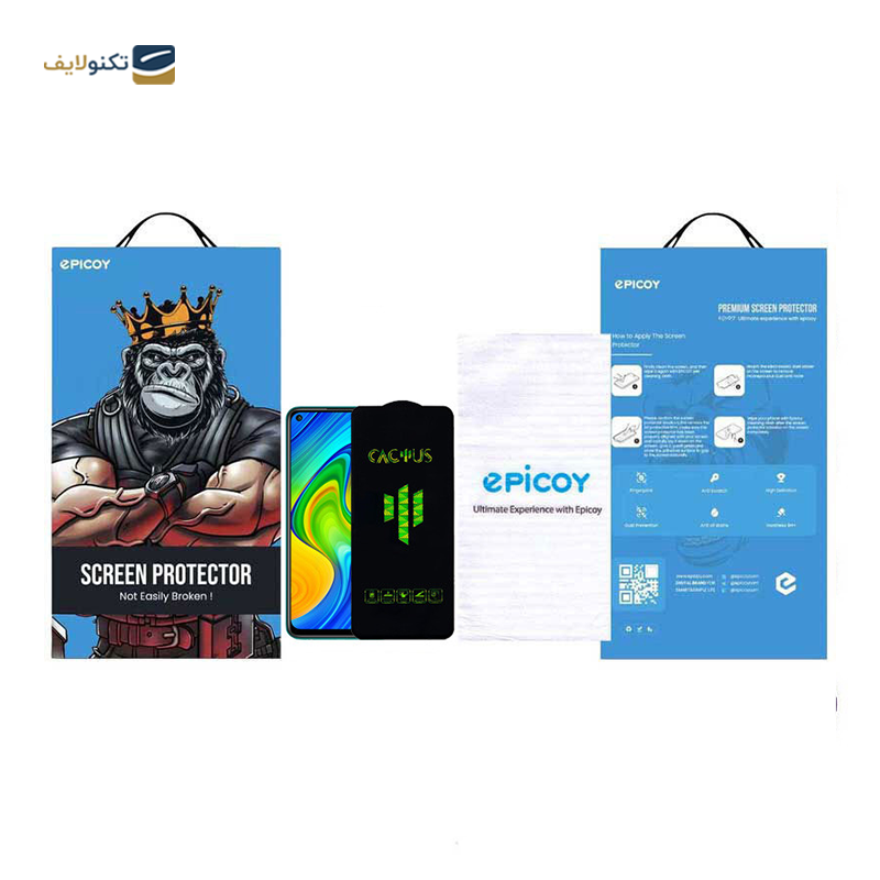 گلس گوشی شیائومی Redmi note 9T اپیکوی مدل Cactus - Epicoy Cactus Xiaomi Redmi note 9T Screen Protector