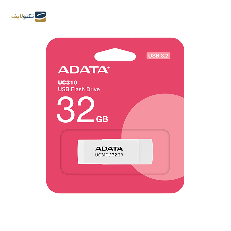 فلش مموری ای دیتا مدل UC310 USB 3.2 ظرفیت 32 گیگابایت - ADATA UC310 USB 3.2 Flash Memory - 32GB