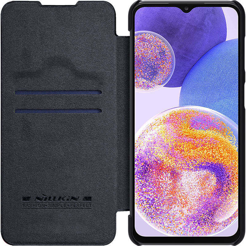 کیف کلاسوری گوشی سامسونگ Galaxy A23 4G نیلکین مدل QIN  - Nillkin QIN Cover For Galaxy A23 4G