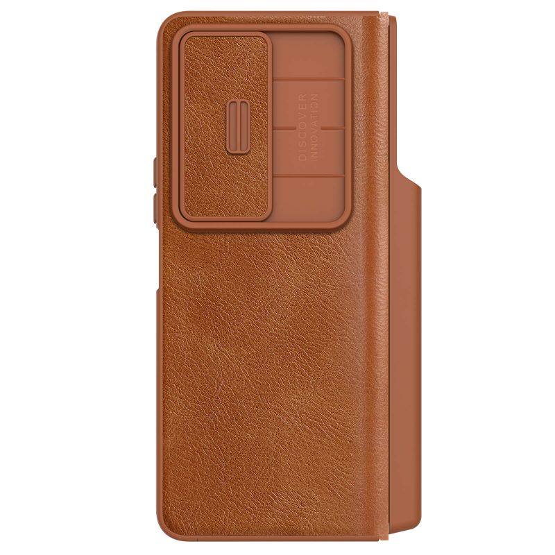 کیف کلاسوری گوشی سامسونگ Galaxy Z Fold4 نیلکین مدل QIN Leather - Nillkin QIN Leather Cover For Galaxy Z Fold 4