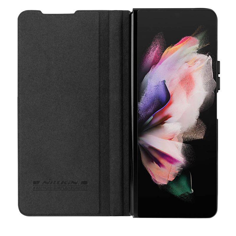 کیف کلاسوری گوشی سامسونگ Galaxy Z Fold4 نیلکین مدل QIN Leather - Nillkin QIN Leather Cover For Galaxy Z Fold 4