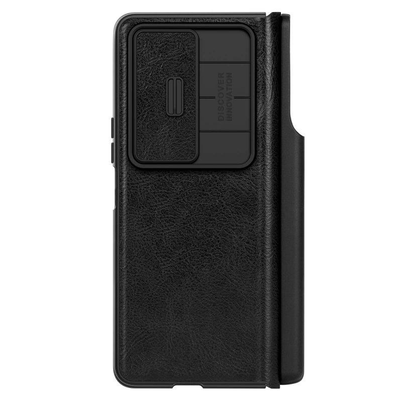 کیف کلاسوری گوشی سامسونگ Galaxy Z Fold4 نیلکین مدل QIN Leather - Nillkin QIN Leather Cover For Galaxy Z Fold 4