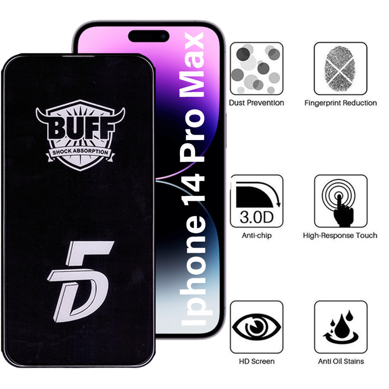 گلس گوشی اپل iPhone 12 Pro Max باف 5D مدل F33 - buff F33 iPhone 12 Pro Max Screen Protector