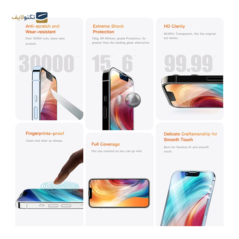 گلس مات گوشی سامسونگ Galaxy Z Fold 4 راک اسپیس مدل GAM - Rock Space GAM Screen Protector for Samsung Galaxy Z Fold 4