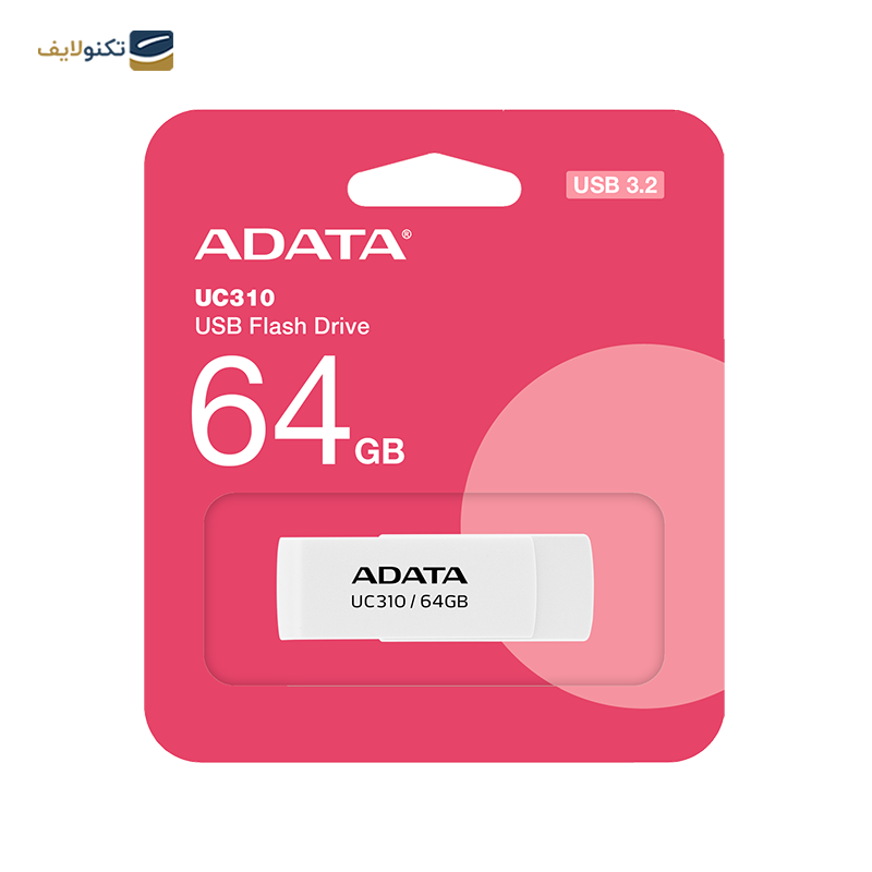 فلش مموری ای دیتا مدل UC310 USB 3.2 ظرفیت 64 گیگابایت - ADATA UC310 USB 3.2 Flash Memory - 64GB