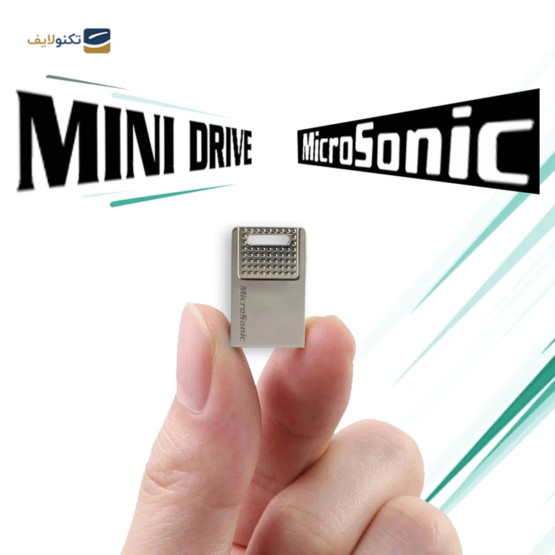 فلش مموری میکروسونیک مدل mini drive ظرفیت 64 گیگابایت - Microsonic mini drive Flash Memory - 64GB