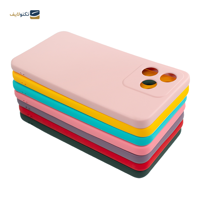 قاب گوشی ریلمی C53 مدل سیلیکونی محافظ لنزدار - Silicone matte back Cover For Realme C53