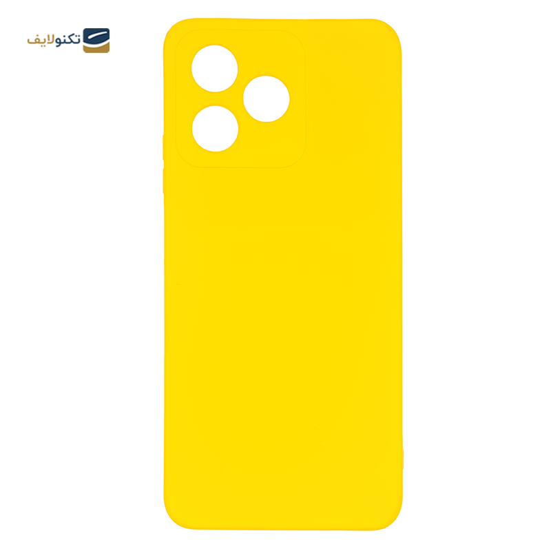 قاب گوشی ریلمی C53 مدل سیلیکونی محافظ لنزدار - Silicone matte back Cover For Realme C53