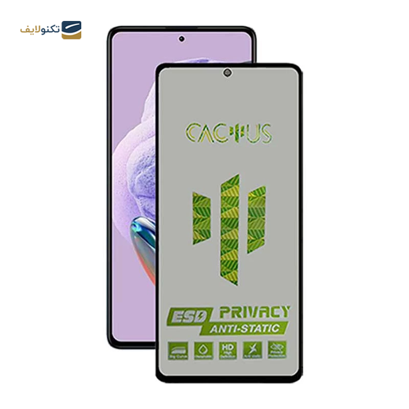 گلس حریم شخصی گوشی شیائومی Redmi Note 11 Pro 4G اپیکوی مدل Cactus-ESD-Privacy - Epicoy Cactus-ESD-Privacy Xiaomi Redmi Note 11 Pro 4G Screen Protector