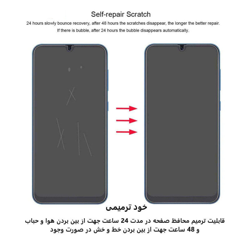 گلس گوشی شیائومی Xiaomi 12 / 12X بوف مدل Hydrogel-G - Buff Hydrogel-G Xiaomi 12 / 12X Screen Protector