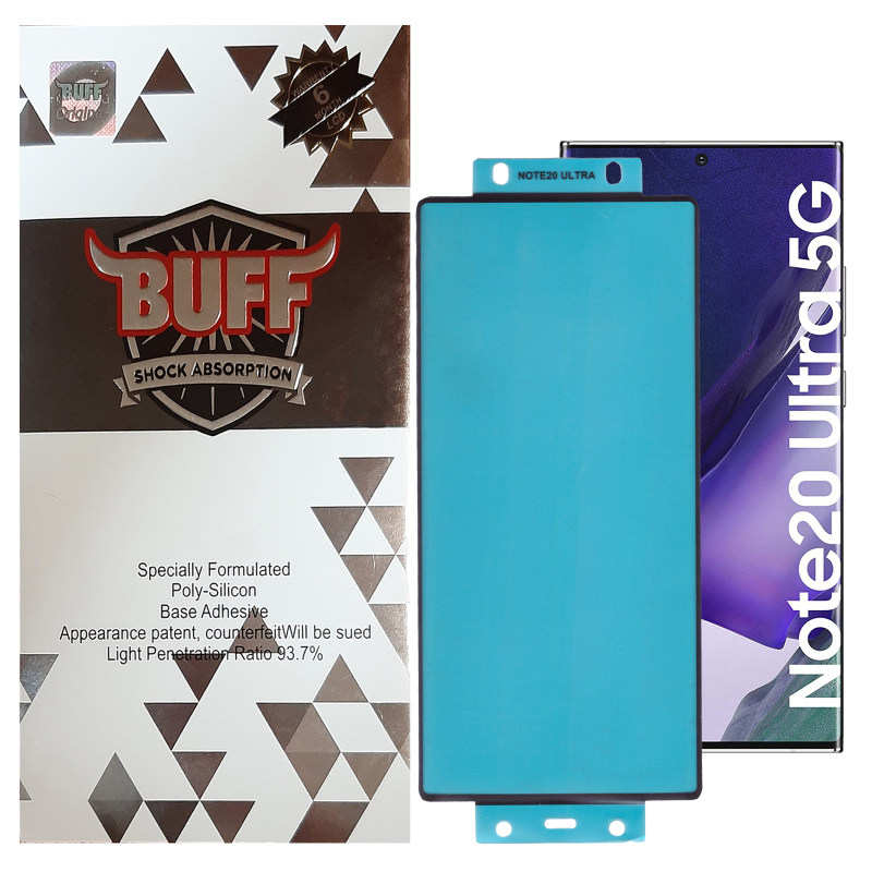 گلس گوشی سامسونگ Galaxy Note 20 Ultra بوف مدل Silicone-G - Buff Silicone-G Galaxy Note 20 Ultra Screen Protector