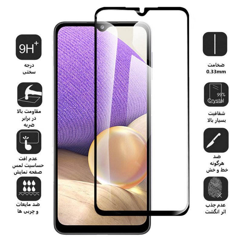 گلس گوشی سامسونگ Galaxy A32 5G / A12 / M12/ M32 5G بوف مدل F33 - Buff F33 Galaxy A32 5G / A12 / M12/ M32 5G Screen Protector