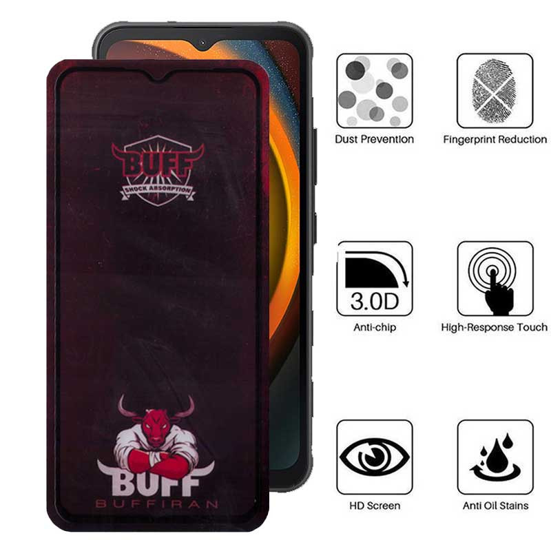 محافظ صفحه نمایش بوف مدل Muscle-Bull مناسب برای گوشی موبایل سامسونگ Galaxy Xcover7/ A14 4G/5G - Buff Muscle-Bull Glass Screen Protector For Samsung Galaxy Xcover7 / A14 4G/5G