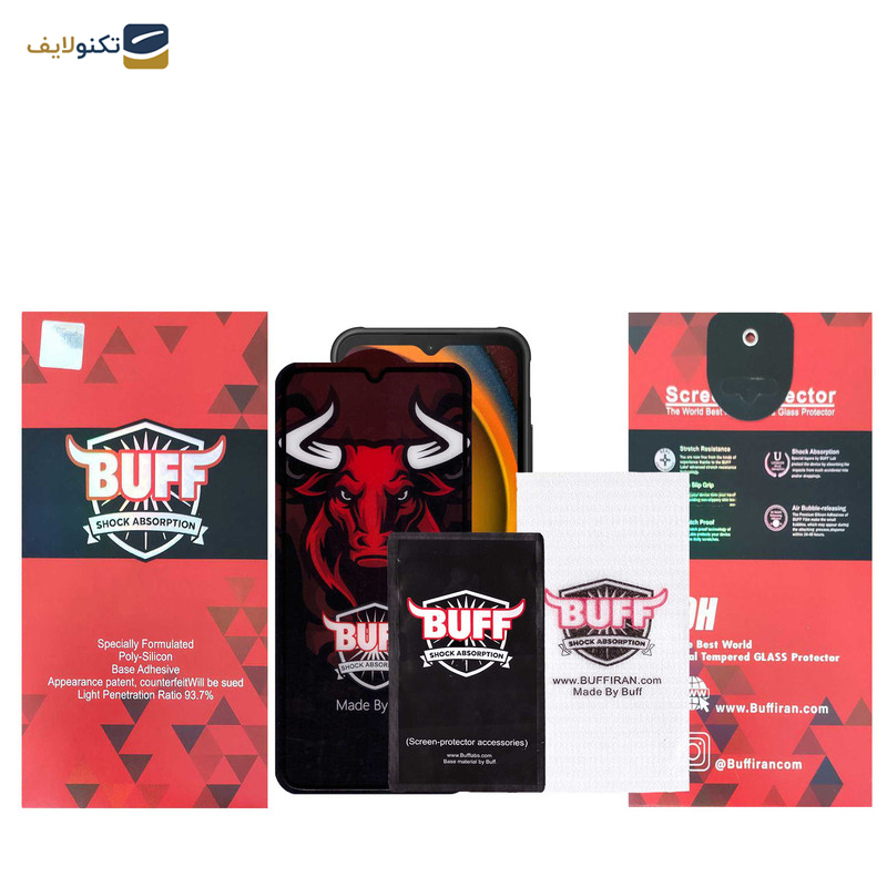 محافظ صفحه نمایش سرامیکی بوف مدل Ceramic Pro مناسب برای گوشی موبایل سامسونگ Galaxy Xcover7/ A14 4G/5G  - Buff Ceramic Pro screen protector suitable for Samsung Galaxy Xcover7/ A14 4G/5G