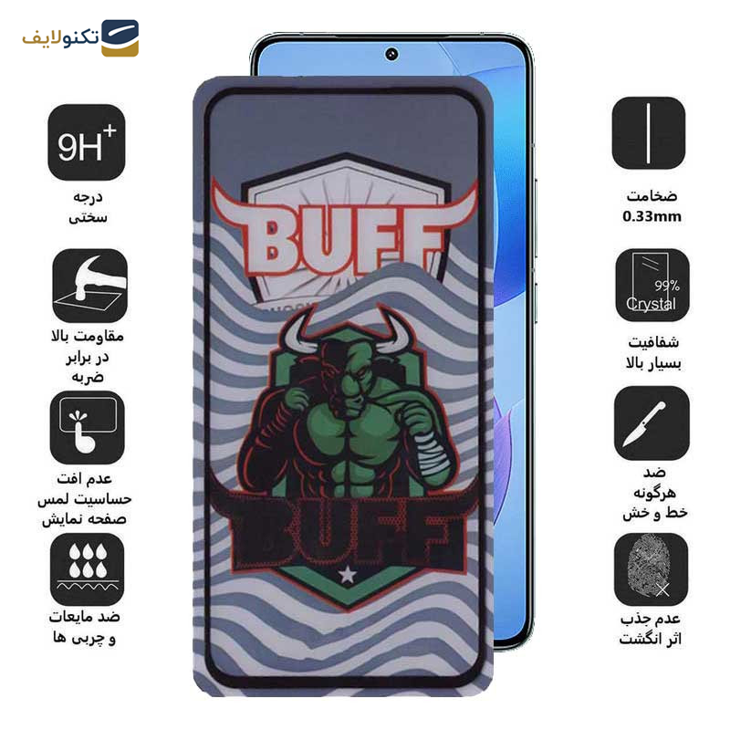 محافظ صفحه نمایش 5D بوف مدل Super Power-G مناسب برای گوشی موبایل شیائومی Redmi K70 / K70 Pro / K70E - Buff 5D Super Power-G Glass Screen Protector For Xiaomi Redmi K70 / K70 Pro / K70E