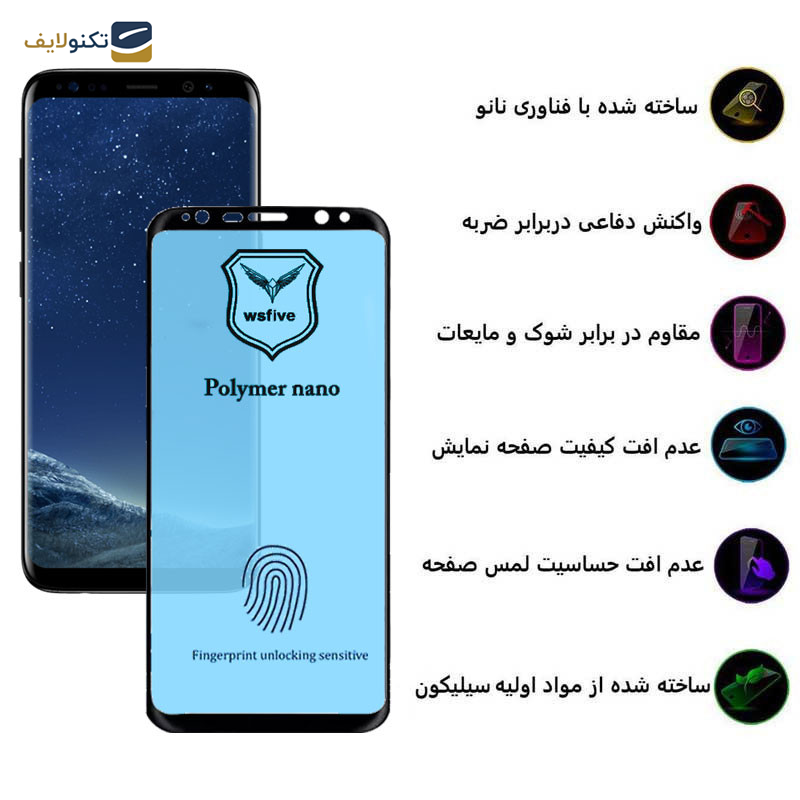 محافظ صفحه نمایش اپیکوی مدل Polymer Nano مناسب برای گوشی موبایل سامسونگ Galaxy S8/ S9 - Epicoy Polymer Nano Screen Protector For Samsung Galaxy S8/ S9