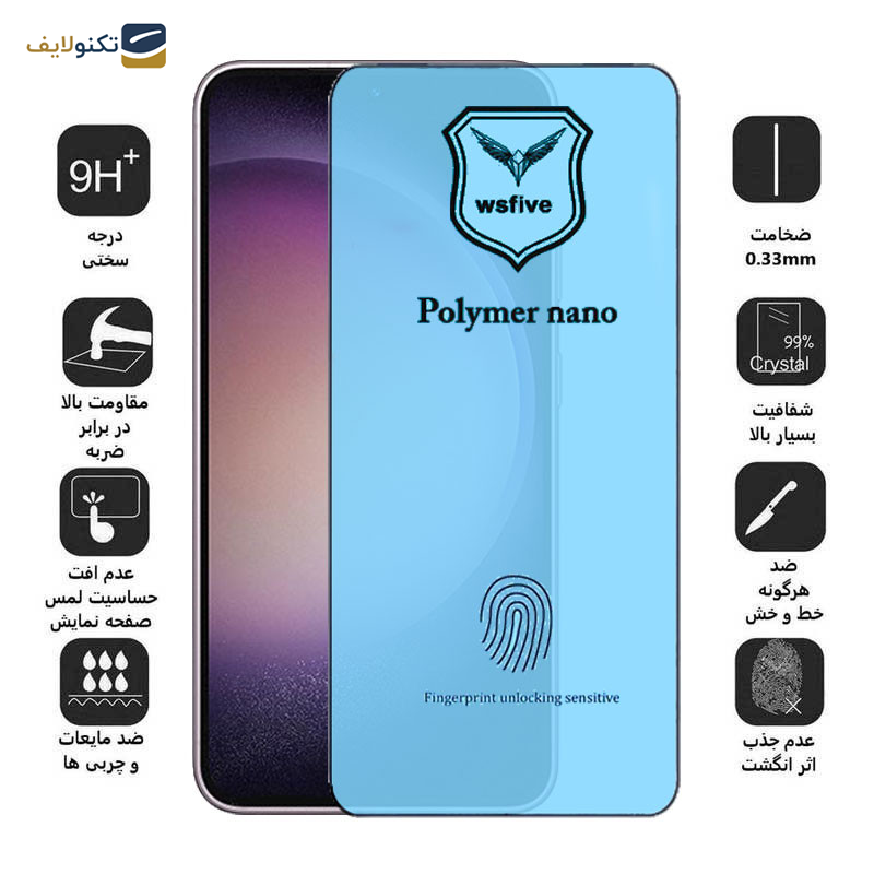 محافظ صفحه نمایش اپیکوی مدل Polymer Nano مناسب برای گوشی موبایل سامسونگ Galaxy S23/ S22 - Epicoy Polymer Nano Screen Protector For Samsung Galaxy S23/ Galaxy S22
