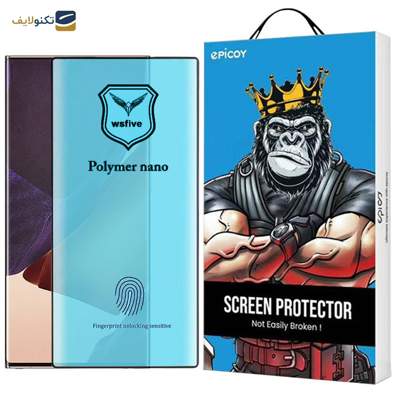 محافظ صفحه نمایش اپیکوی مدل Polymer Nano مناسب برای گوشی موبایل سامسونگ Galaxy Note 20 Ultra - Epicoy Polymer Nano Screen Protector For Samsung Galaxy Note 20 Ultra