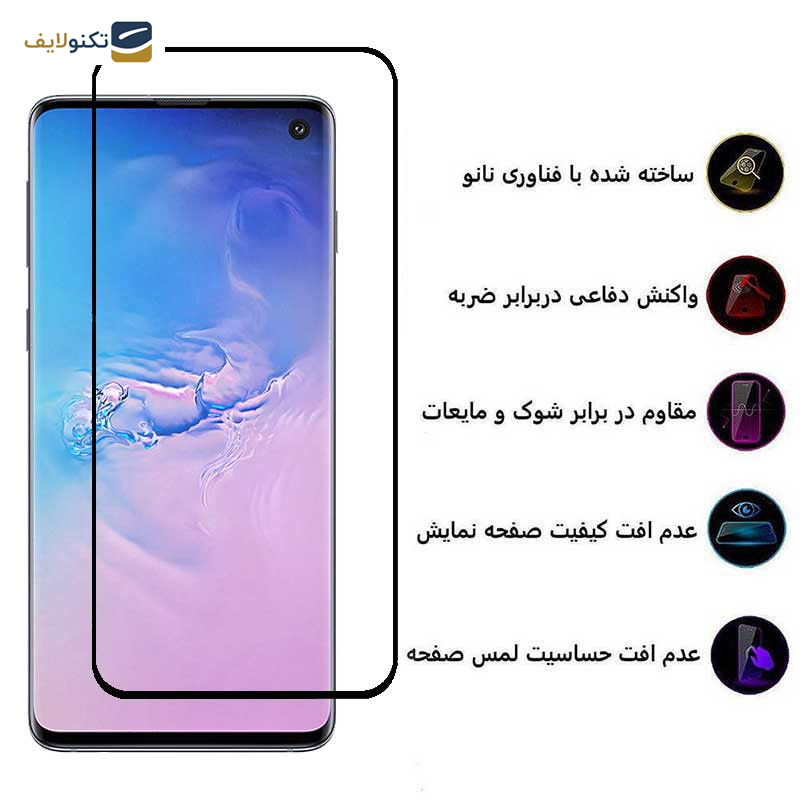 حافظ صفحه نمایش اپیکوی مدل Anti-Static مناسب برای گوشی موبایل سامسونگ Galaxy S10 - picoy Glass Screen Protector Anti-Static For Samsung Galaxy S10