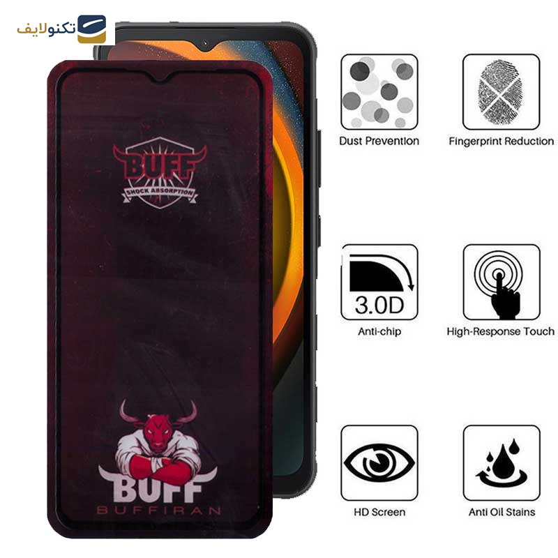 محافظ صفحه نمایش بوف مدل Muscle-Bull مناسب برای گوشی موبایل سامسونگ Galaxy Xcover7/ A14 4G/5G - Buff Muscle-Bull Glass Screen Protector For Samsung Galaxy Xcover7 / A14 4G/5G