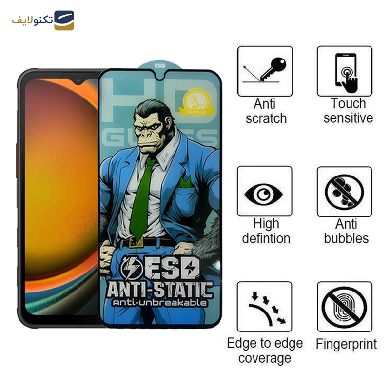 محافظ صفحه نمایش اپیکوی مدل  Gorilla ESD مناسب برای گوشی موبایل سامسونگ Galaxy A14 4G/5G /Xcover7 - Epicoy Gorilla ESD Glass Screen Protector For Samsung Galaxy A14 4G/5G /Xcover7