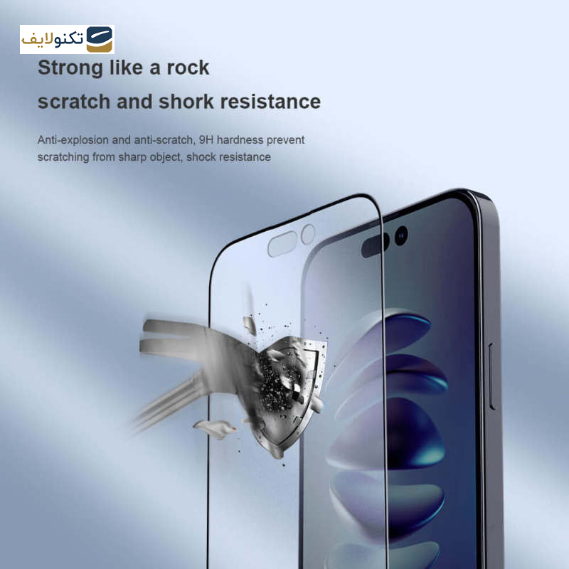 محافظ صفحه نمایش 5D بوف مدل Matte Pro-G مناسب برای گوشی موبایل اپل iPhone 13 Pro Max - Buff 5D Matte Pro-G Glass Screen Protector For Apple iPhone 13 Pro Max