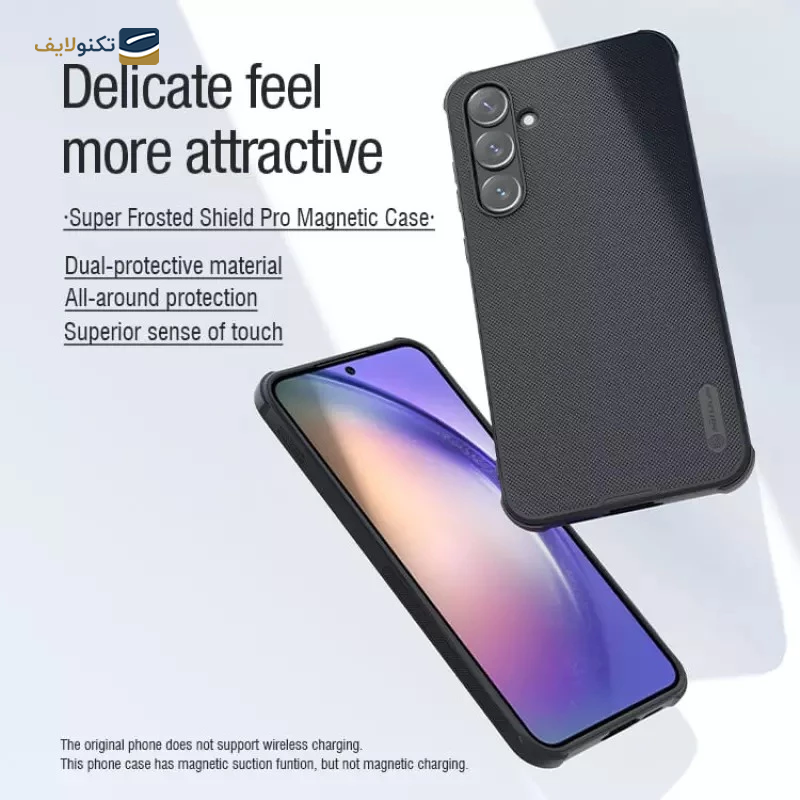 قاب گوشی Samsung Galaxy A55 نیلکین مدل Super Frosted Shield Pro Magnetic - Nillkin Super Frosted Shield Pro Magnetic Samsung Galaxy A55 Phone Cover