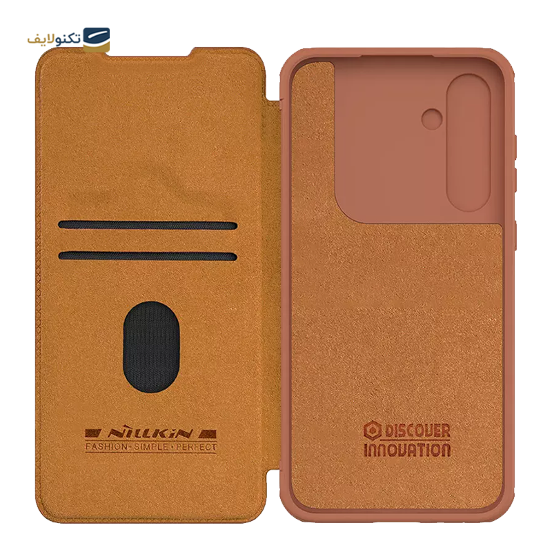 کاور گوشی سامسونگ Galaxy A55 نیلکین مدل Qin Pro Series Leather case - Nillkin Qin Pro Series Leather case for Samsung Galaxy A55
