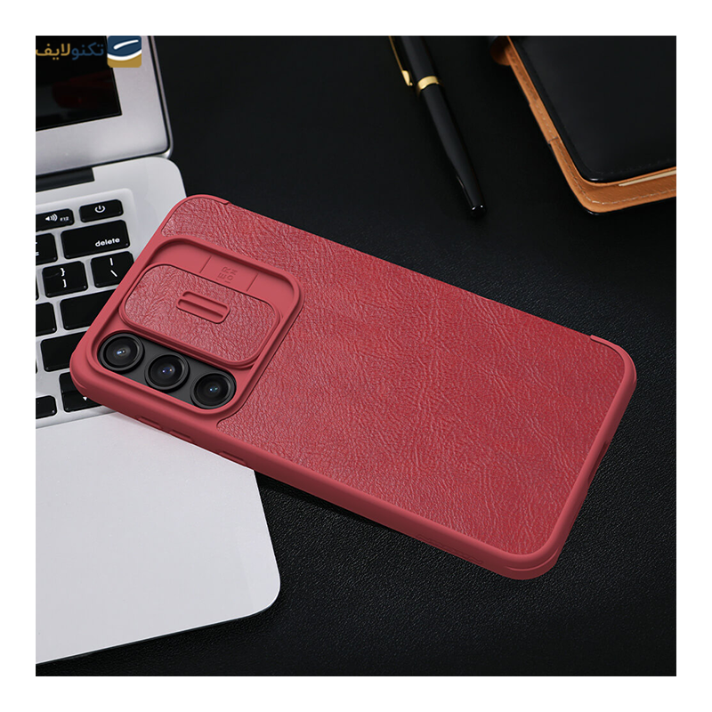 کاور گوشی سامسونگ Galaxy A55 نیلکین مدل Qin Pro Series Leather case - Nillkin Qin Pro Series Leather case for Samsung Galaxy A55