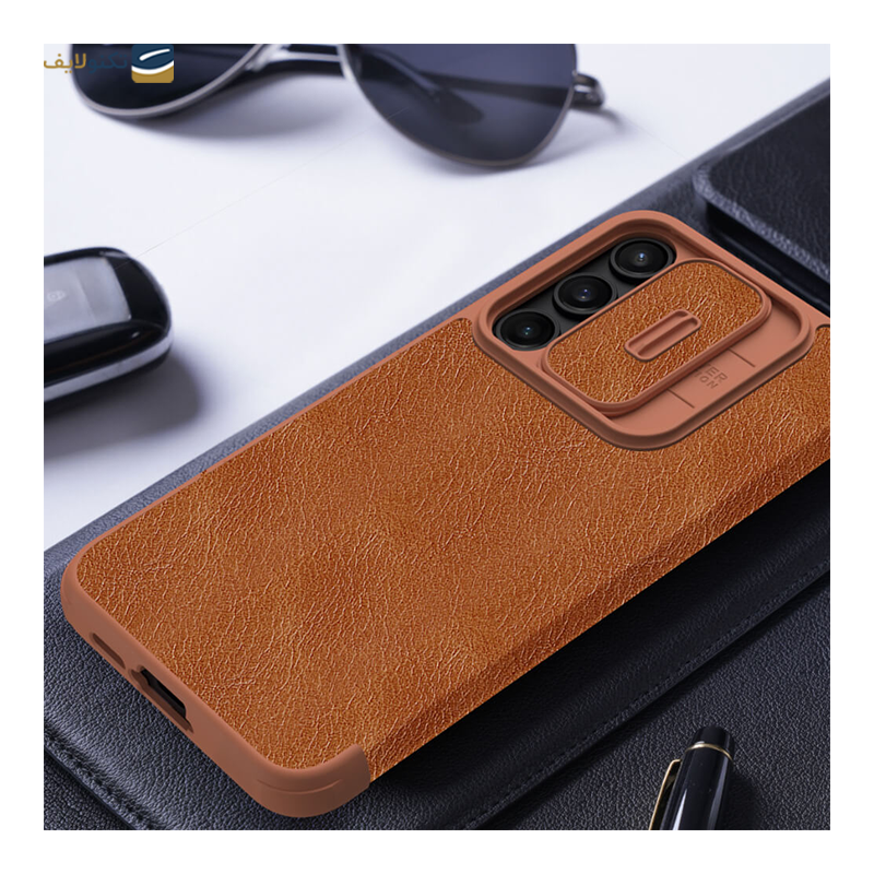 کاور گوشی سامسونگ Galaxy A55 نیلکین مدل Qin Pro Series Leather case - Nillkin Qin Pro Series Leather case for Samsung Galaxy A55