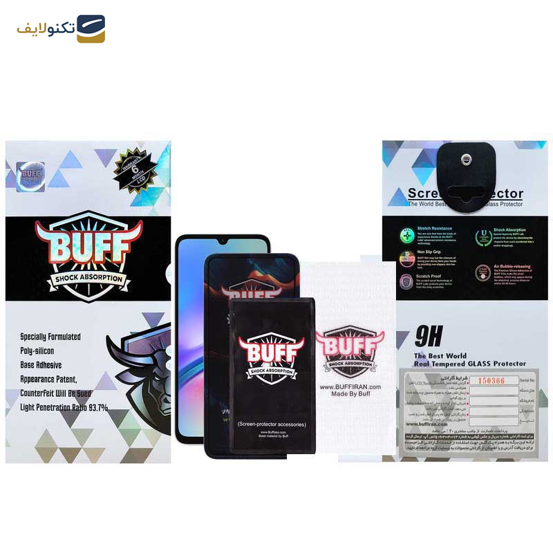 محافظ صفحه نمایش 5D بوف مدل Mountain-G مناسب برای گوشی موبایل سامسونگ Galaxy A05s / A05 / A70 - Buff 5D Mountain-G Glass Screen Protector For Samsung Galaxy A05s / A05 / A70