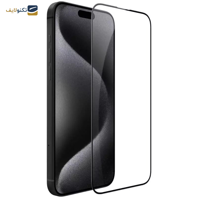 محافظ صفحه نمایش بوف مدل 5D Buffer-G مناسب برای گوشی موبایل اپل iPhone 15 Pro - Buff 5D Buffer-G Glass Screen Protector For Apple iPhone 15 Pro
