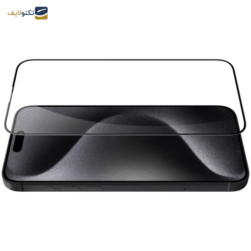 محافظ صفحه نمایش بوف مدل 5D Buffer-G مناسب برای گوشی موبایل اپل iPhone 15 Pro - Buff 5D Buffer-G Glass Screen Protector For Apple iPhone 15 Pro