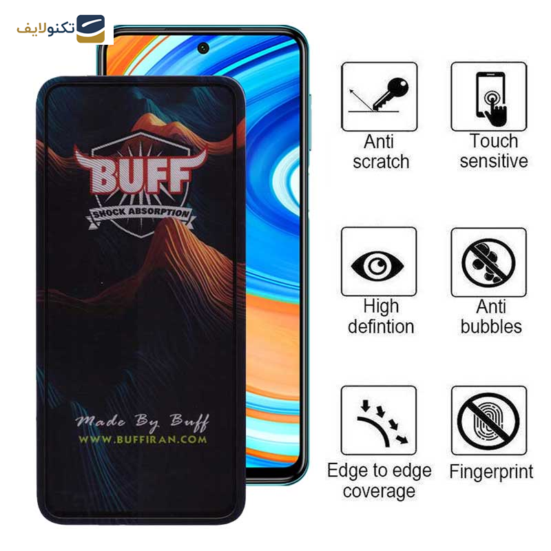 محافظ صفحه نمایش 5D بوف مدل Mountain-G مناسب برای گوشی موبایل شیائومی Redmi Note 9 Pro Max / Note 9 Pro 5G / 4G India / 4G Global / Redmi Note 9S - Buff 5D Mountain-G Glass Screen Protector For Xiaomi Redmi Note 9 Pro Max / Note 9 Pro 5G / 4G India / 4G Global / Redmi Note 9S