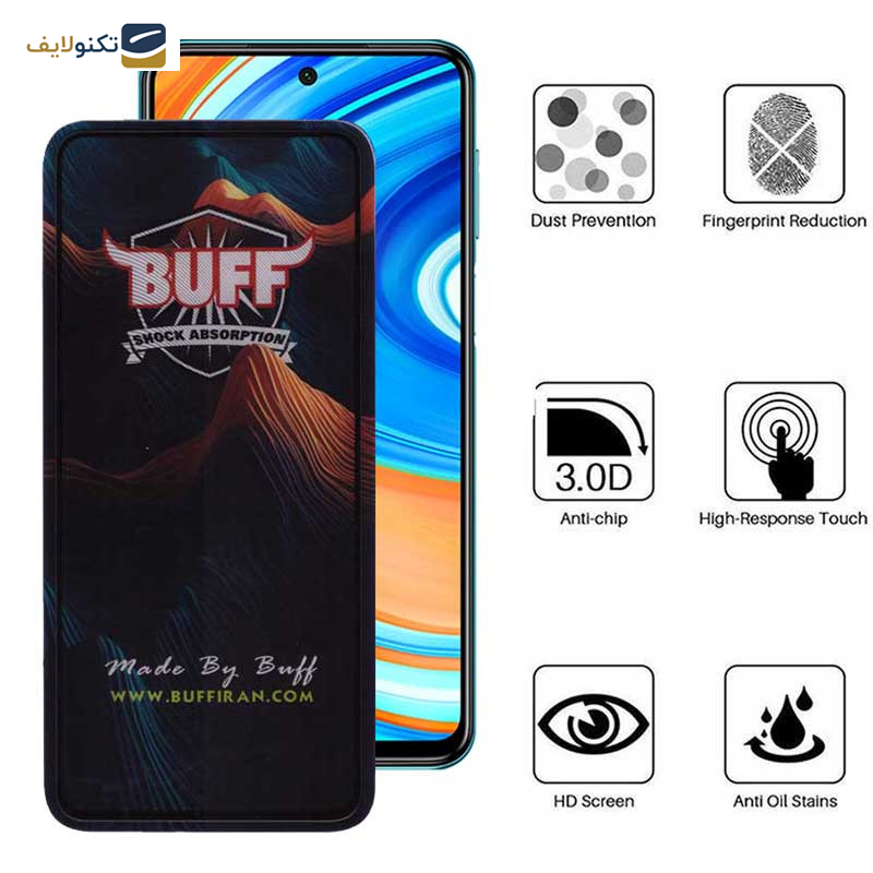محافظ صفحه نمایش 5D بوف مدل Mountain-G مناسب برای گوشی موبایل شیائومی Redmi Note 9 Pro Max / Note 9 Pro 5G / 4G India / 4G Global / Redmi Note 9S - Buff 5D Mountain-G Glass Screen Protector For Xiaomi Redmi Note 9 Pro Max / Note 9 Pro 5G / 4G India / 4G Global / Redmi Note 9S