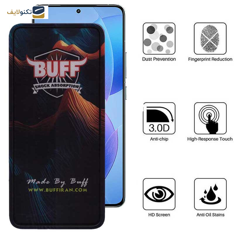 محافظ صفحه نمایش 5D بوف مدل Mountain-G مناسب برای گوشی موبایل شیائومی Redmi K70 Pro / K70 / K70E - Buff 5D Mountain-G Glass Screen Protector For Xiaomi Redmi K70 Pro / K70 / K70E