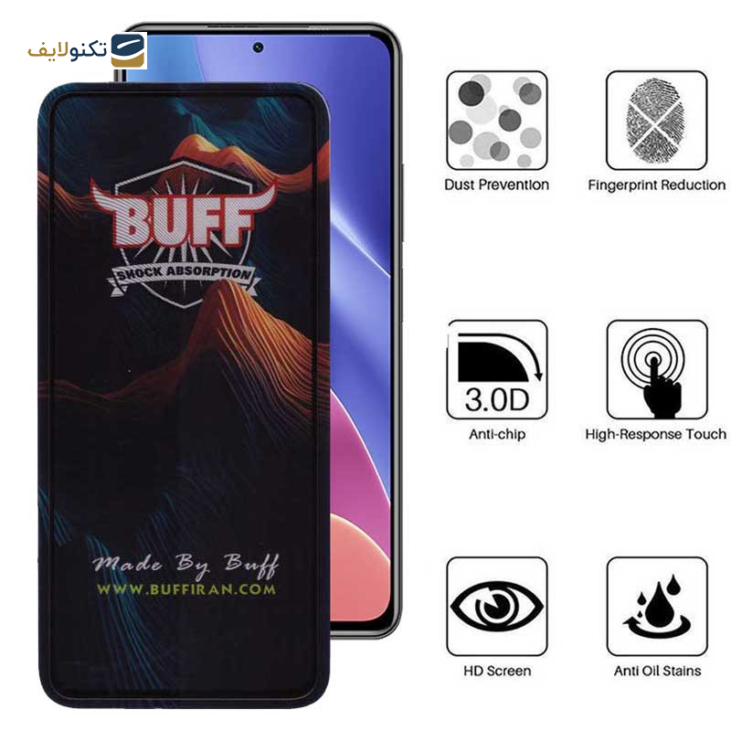 محافظ صفحه نمایش 5D بوف مدل Mountain-G مناسب برای گوشی موبایل شیائومی Redmi K40 Ultra / K40 Gaming / K40 Pro Plus / K40 Pro / K40S / K40 - Buff 5D Mountain-G Glass Screen Protector For Xiaomi Redmi K40 Ultra / K40 Gaming / K40 Pro Plus / K40 Pro / K40S / K40