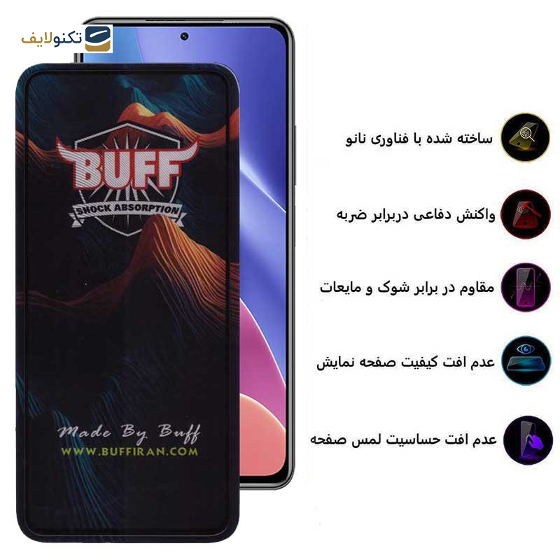 محافظ صفحه نمایش 5D بوف مدل Mountain-G مناسب برای گوشی موبایل شیائومی Redmi K40 Ultra / K40 Gaming / K40 Pro Plus / K40 Pro / K40S / K40 - Buff 5D Mountain-G Glass Screen Protector For Xiaomi Redmi K40 Ultra / K40 Gaming / K40 Pro Plus / K40 Pro / K40S / K40