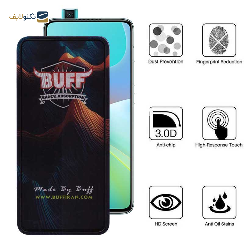 محافظ صفحه نمایش بوف مدل Mountain-G مناسب برای گوشی موبایل شیائومی Redmi K30 Ultra/K30 Pro/K30 Pro Zoom/K30S/K30 5G Racing/K30i 5G/K30 5G - Buff Mountain-G Glass Screen Protector For Xiaomi Redmi K30 Ultra/K30 Pro/K30 Pro Zoom/K30S/K30 5G Racing/K30i 5G/K30 5G