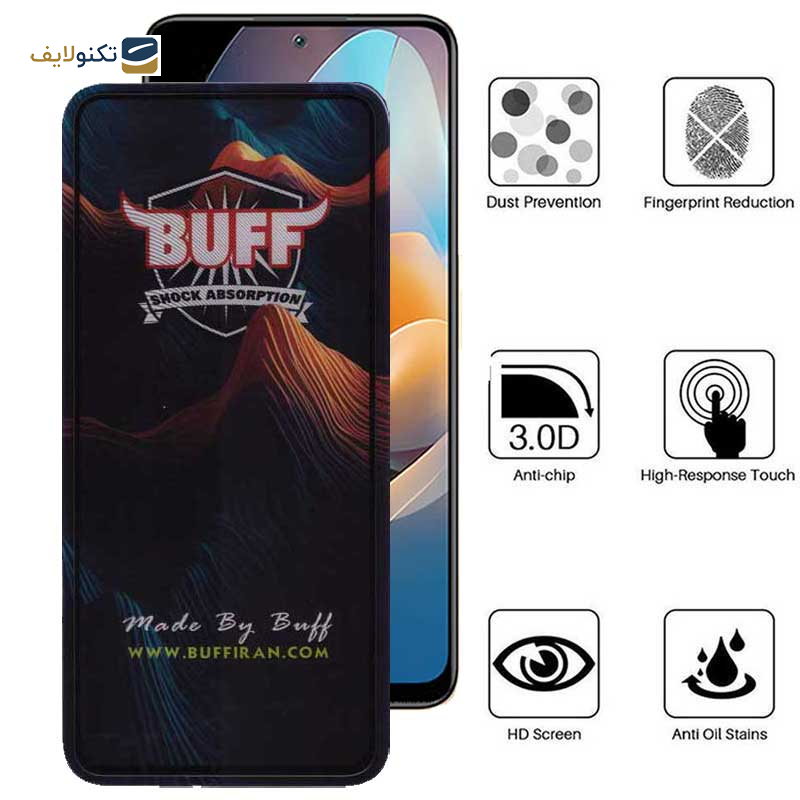 محافظ صفحه نمایش بوف مدل Mountain-G مناسب برای گوشی موبایل شیائومی Redmi Note 12 Pro Speed / Note 12R Pro / Note 12 Turbo - Buff Mountain-G Glass Screen Protector For Xiaomi Redmi Note 12 Pro Speed / Note 12R Pro / Note 12 Turbo