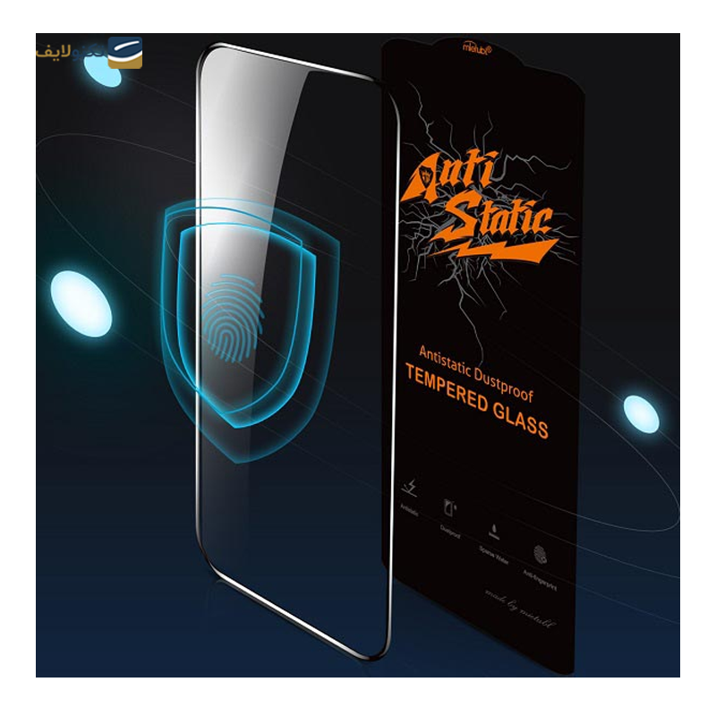 گلس گوشی شیائومی Redmi Note 13 Pro مدل فول چسب Anti Static - Anti Static Full Glass Screen Protector for Xiaomi Redmi Note 13 Pro