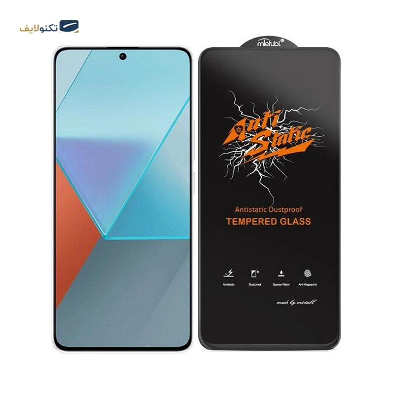 گلس گوشی شیائومی Redmi Note 13 Pro مدل فول چسب Anti Static - Anti Static Full Glass Screen Protector for Xiaomi Redmi Note 13 Pro