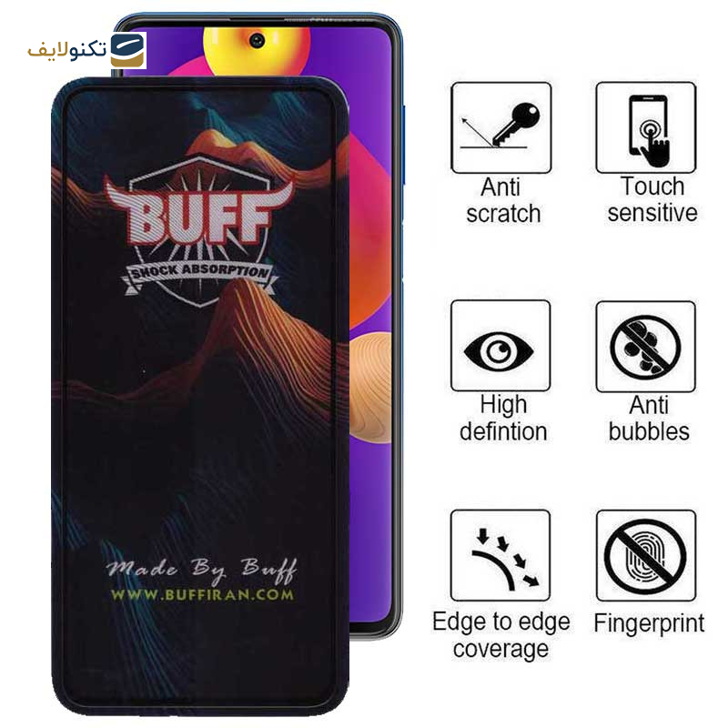 محافظ صفحه نمایش بوف مدل Mountain-G مناسب برای گوشی موبایل سامسونگ Galaxy M62 / F62 / F54 / Galaxy Note 10 Lite / Galaxy S10 Lite - Buff Mountain-G Glass Screen Protector For Samsung Galaxy M62 / F62 / F54 / Galaxy Note 10 Lite / Galaxy S10 Lite