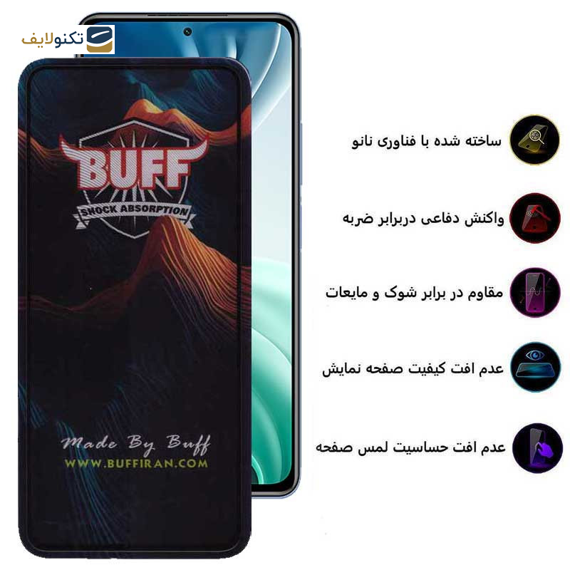 محافظ صفحه نمایش بوف مدل Mountain-G مناسب برای گوشی موبایل شیائومی Mi 11i / Mi 10i 5G / Mi 11X / Mi 11X Pro /Xiaomi 11i / Xiaomi 11i HyperCharge 5G - Buff Mountain-G Glass Screen Protector For Xiaomi Mi 11i / Mi 10i 5G / Mi 11X / Mi 11X Pro / Xiaomi 11i / HyperCharge 5G
