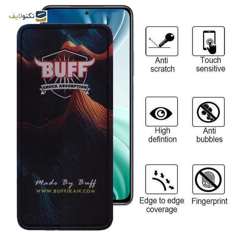 محافظ صفحه نمایش بوف مدل Mountain-G مناسب برای گوشی موبایل شیائومی Mi 11i / Mi 10i 5G / Mi 11X / Mi 11X Pro /Xiaomi 11i / Xiaomi 11i HyperCharge 5G - Buff Mountain-G Glass Screen Protector For Xiaomi Mi 11i / Mi 10i 5G / Mi 11X / Mi 11X Pro / Xiaomi 11i / HyperCharge 5G