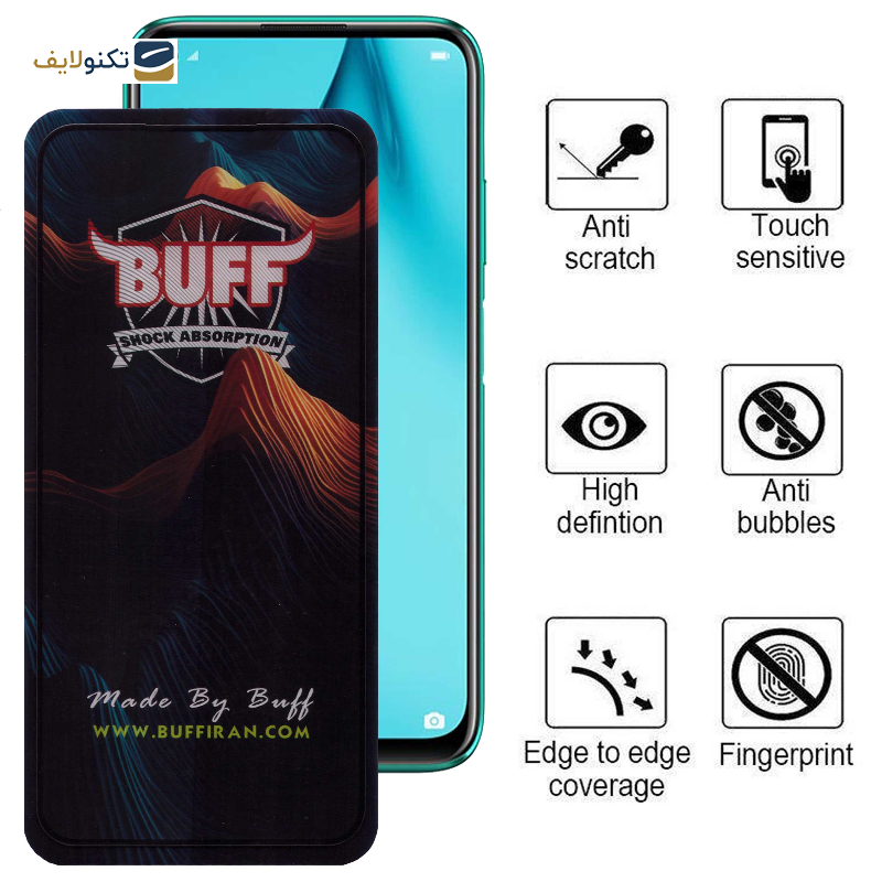 محافظ صفحه نمایش بوف مدل Mountain مناسب برای گوشی موبایل هوآوی P40 Lite / Nova 7i / Nova 6 SE - Buff Mountain Glass Screen Protector For Huawei P40 Lite / Nova 7i / Nova 6 SE