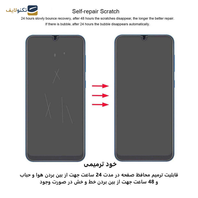 محافظ صفحه نمایش بوف مدل Hydrogel-G مناسب برای گوشی موبایل شیائومی Redmi Note 13 Pro 4G/5G / Note 13 4G/5G / Note 13R Pro - Buff Hydrogel-G film screen protector suitable for Xiaomi Redmi Note 13 Pro 4G/5G / Note 13 4G/5G / Note 13R Pro