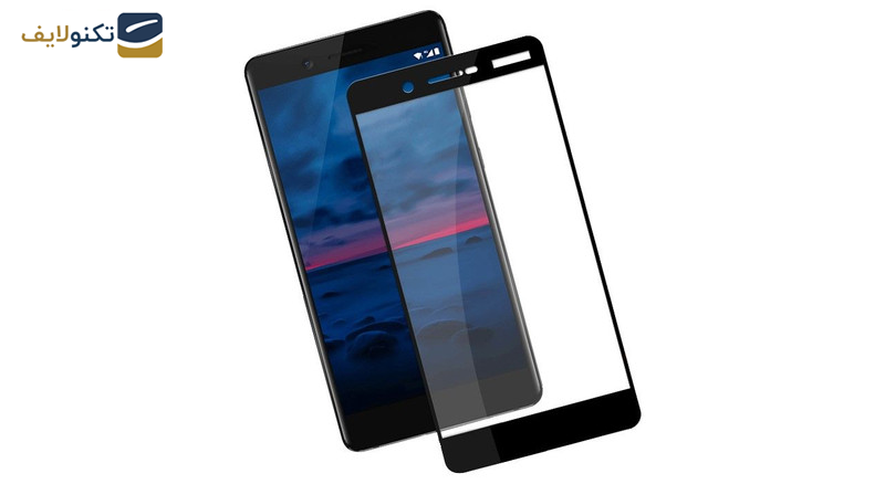محافظ صفحه نمایش 5D بوف مدل F33 مناسب برای گوشی موبایل نوکیا 7 - 
