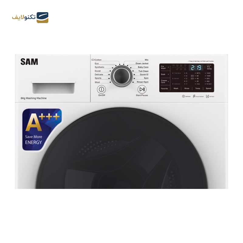 ماشین لباسشویی سام الکترونیک 8 کیلویی مدل BL-Q1465 - Sam Electronic BL-Q1465 Washing Machine 8KG