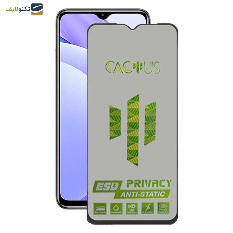 محافظ صفحه نمایش حریم شخصی اپیکوی مدل Cactus-ESD-Privacy مناسب برای گوشی موبایل شیائومی Redmi Note 9 4G - Note 8 Pro - 9 Power - 9 Prime - 9 - 10A - Epicoy Cactus-ESD-Privacy Screen Protector For Xiaomi Redmi Note 9 4G - Note 8 Pro - 9 Power - 9 Prime - 9 - 10A